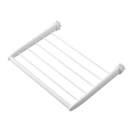 Accessoire sèche-serviette porte serviette blanc 335mm (498018)
