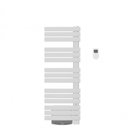 Radiateur sèche-serviettes Nefertiti mixte ventilo 2000W blanc carat  (802949)
