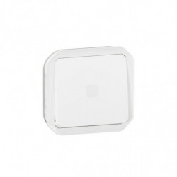 Interrupteur temporisé lumineux Plexo composable blanc (069604L)