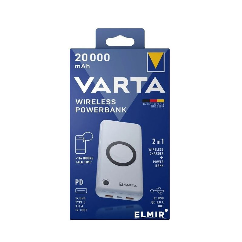 Chargeur rapide USB portable Powerbank Fast 20000 mAh (57983101111)