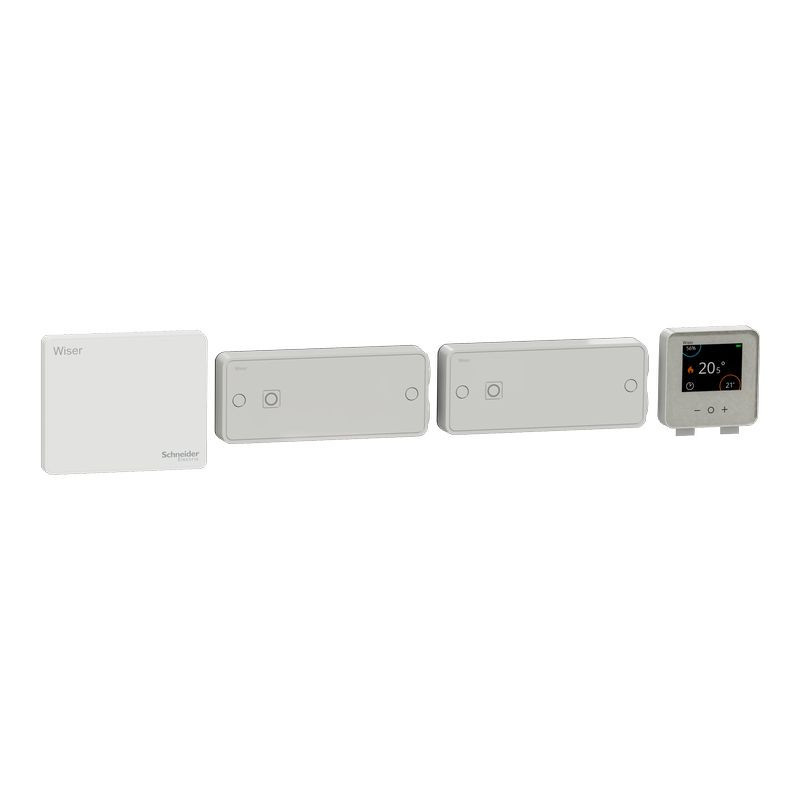 Wiser - kit thermostat connecté pour radiateurs électriques Génération 2  (CCTFR6905G2)