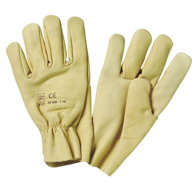 gants de travail en cuir taille 9 EN388 (436103)