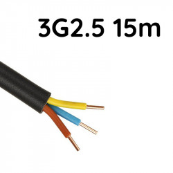 Câble R2V 3G2.5mm 15 mètres