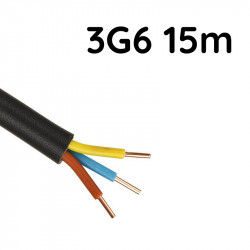 Câble R2V 3G6mm 15 mètres