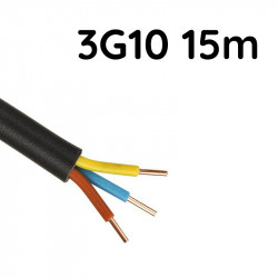 Câble R2V 3G10mm 15 mètres