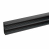 68236 Goulotte d'installation Logix 45 - 190x50mm - 3 compartiments - Fond  livré seul - Longueur 2m - PVC Noir teinté dans la masse - professionnel