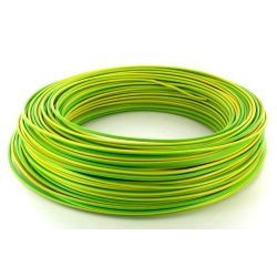 100m de fil 2,5mm² vert-jaune rigide câble H07V-U (1225050)